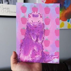 “Phil the Ferret” Art Print